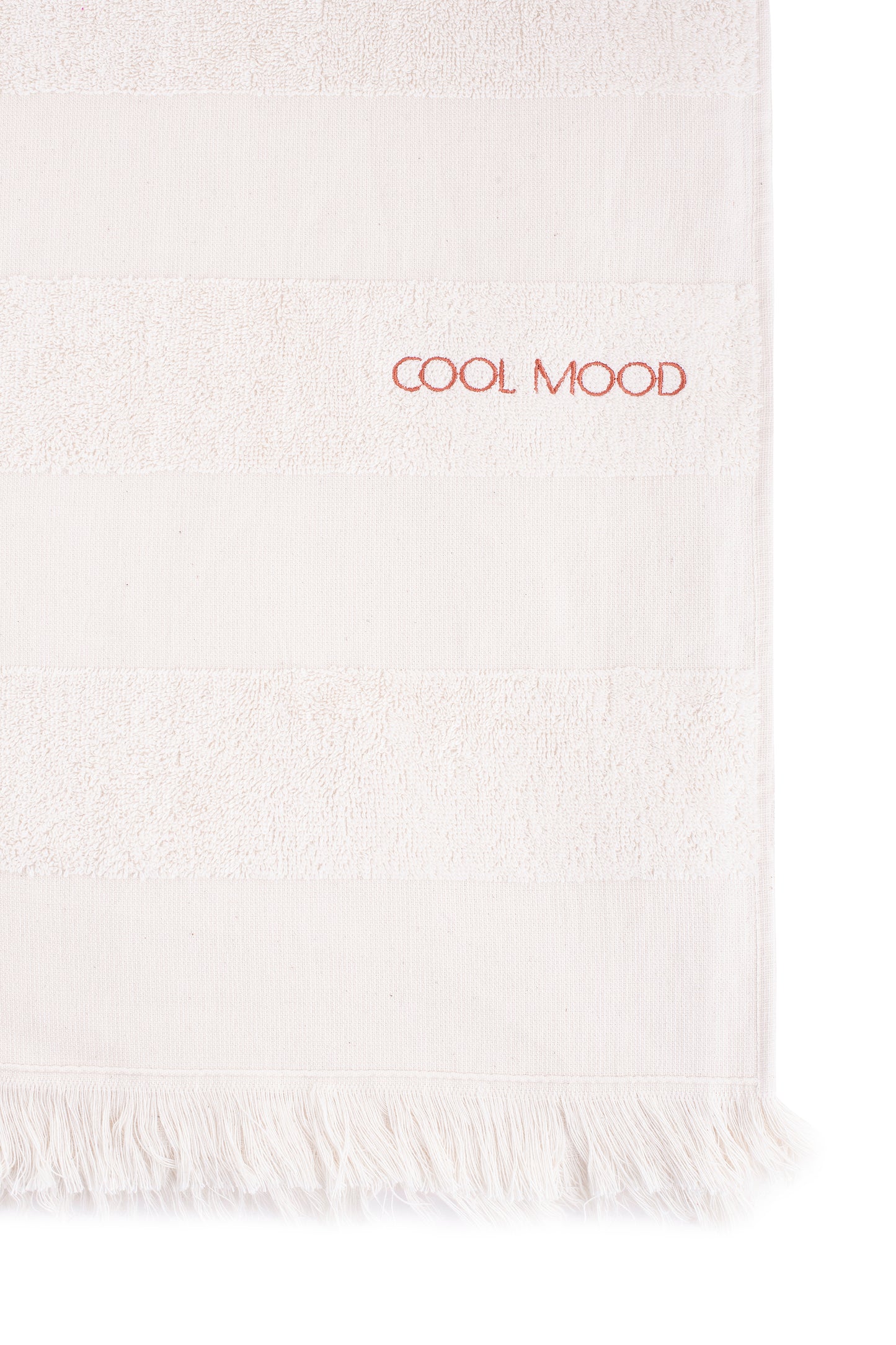 Eyelash fringing detail and brand logo embroidery