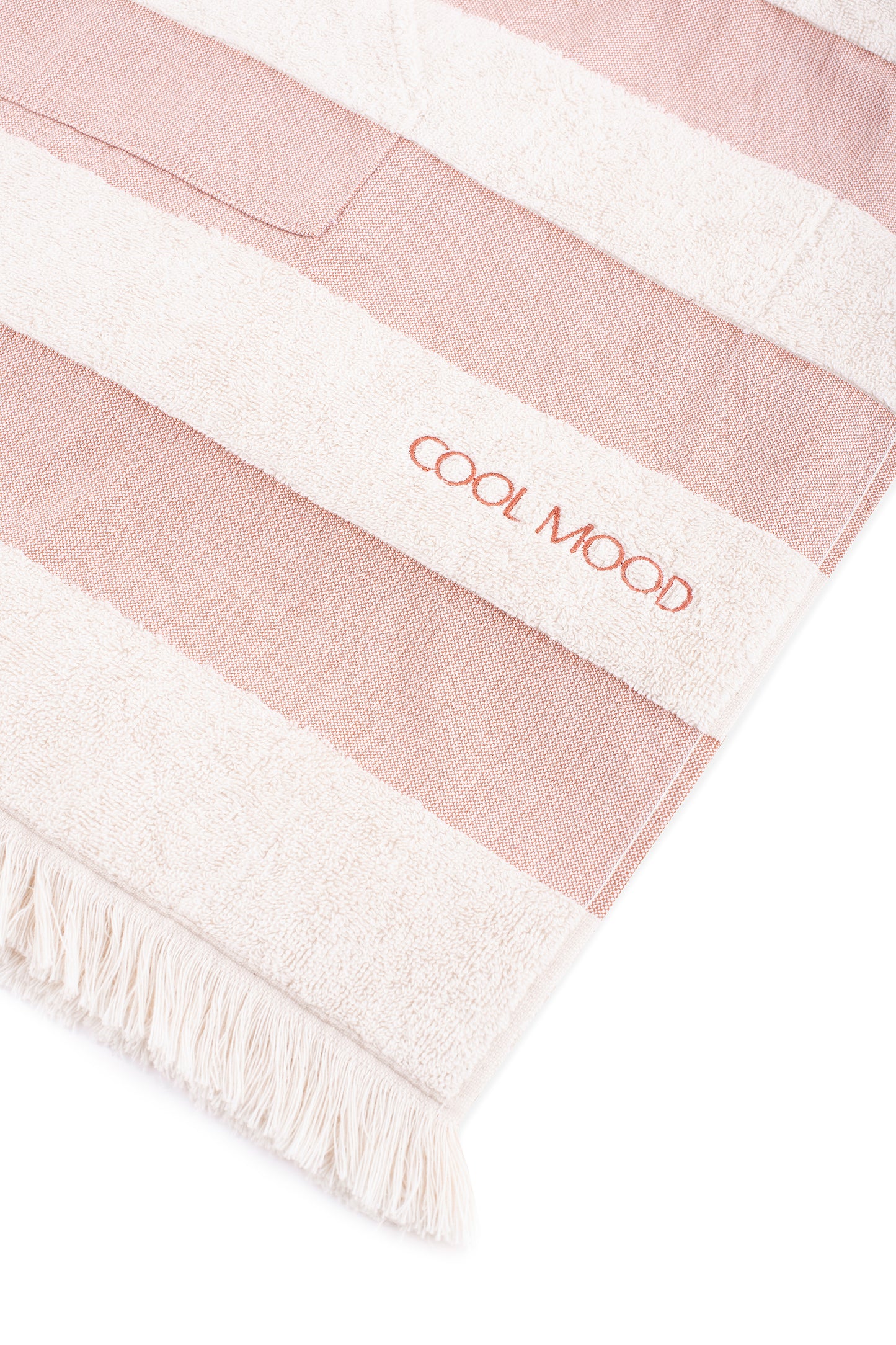 Eyelash fringing detail and brand logo embroidery