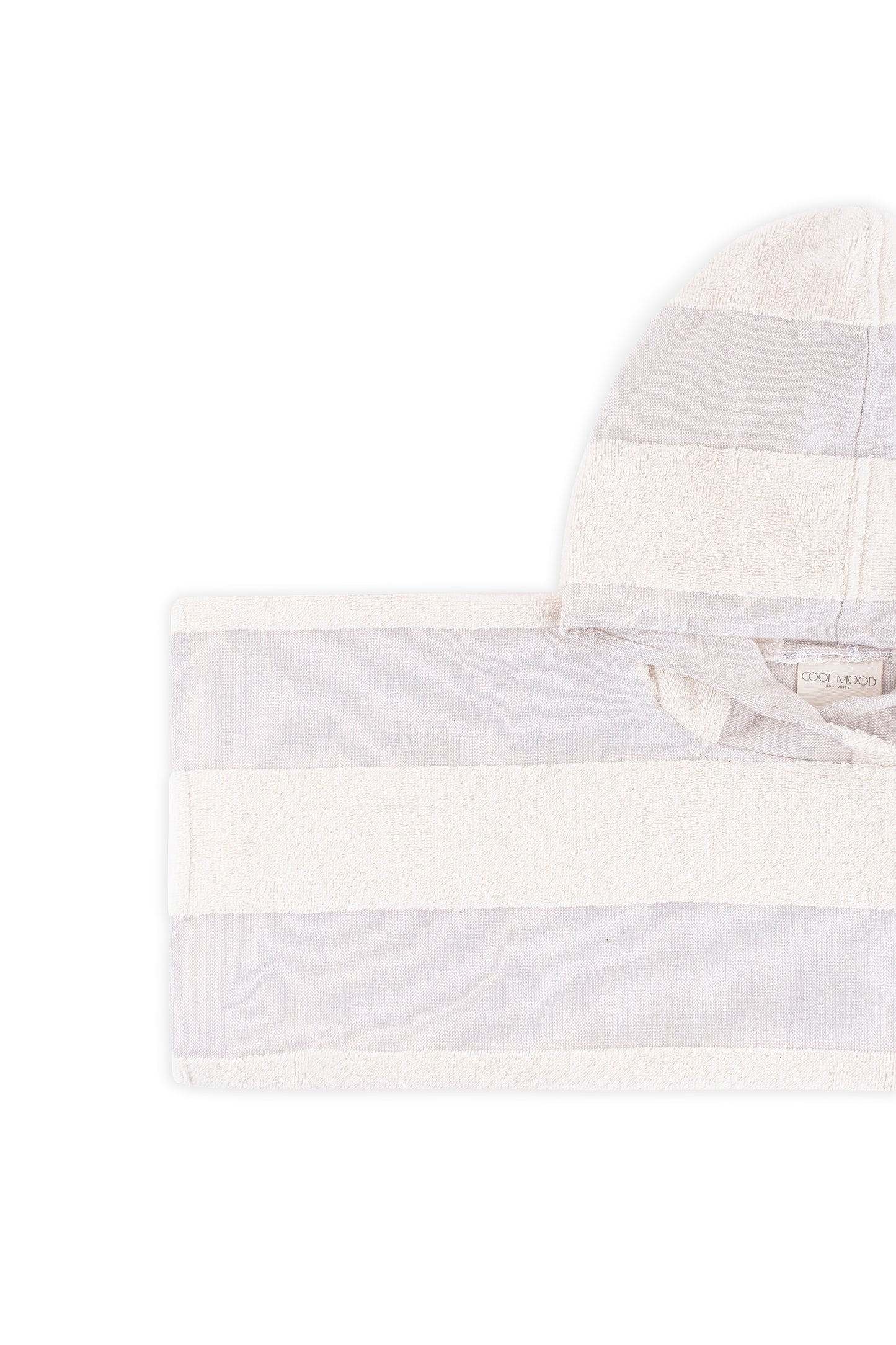 Grey shade mixed with soft terry stripes