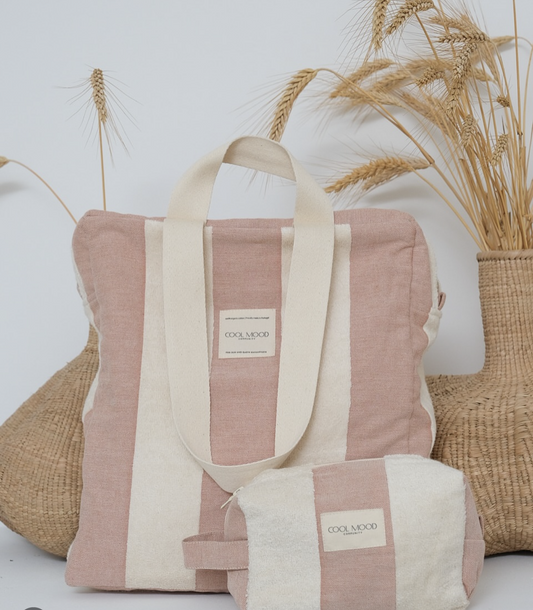 Beach Box Pouch in Rust