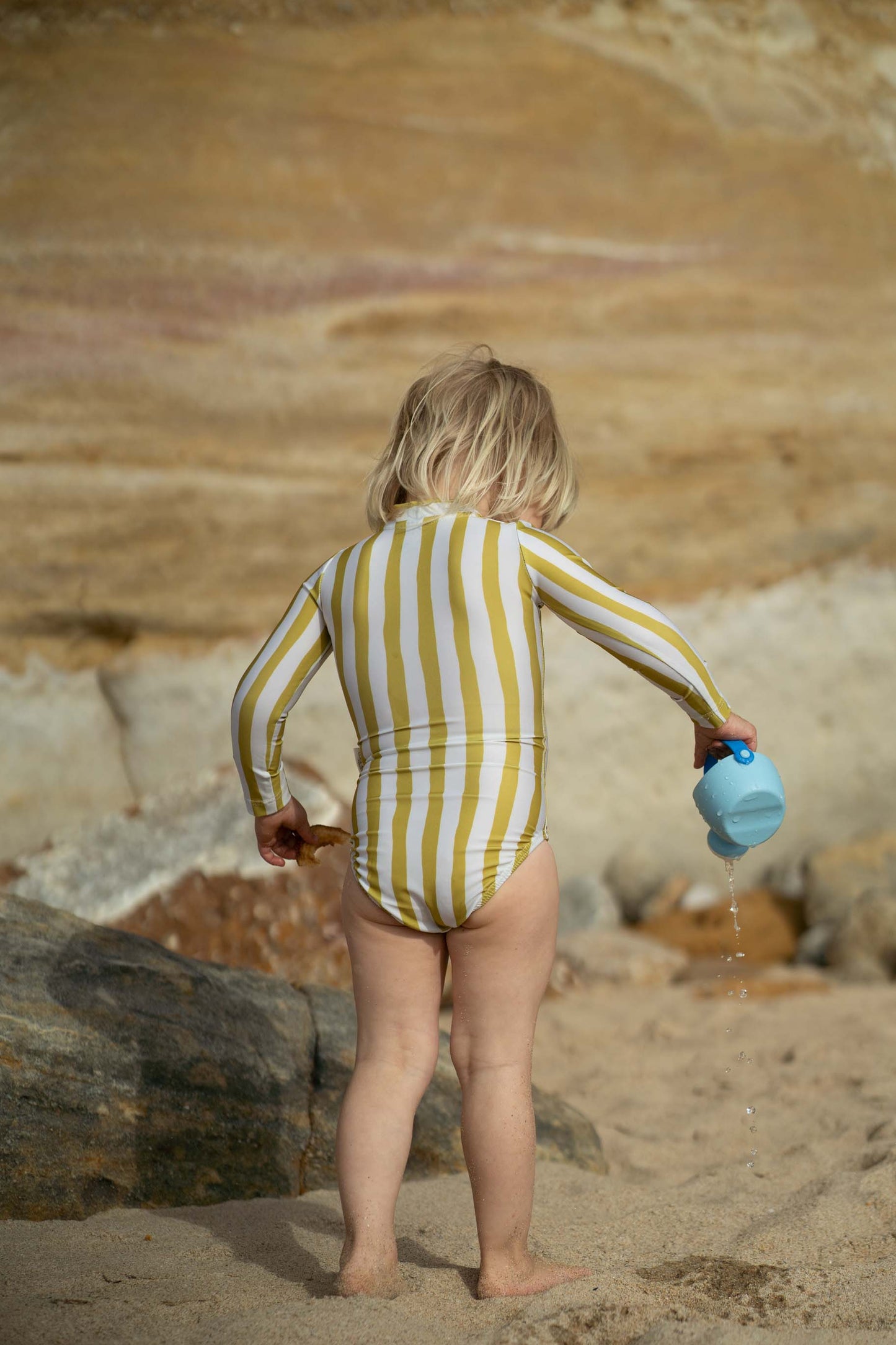 Green Pistachio Swimsuit with UV protection