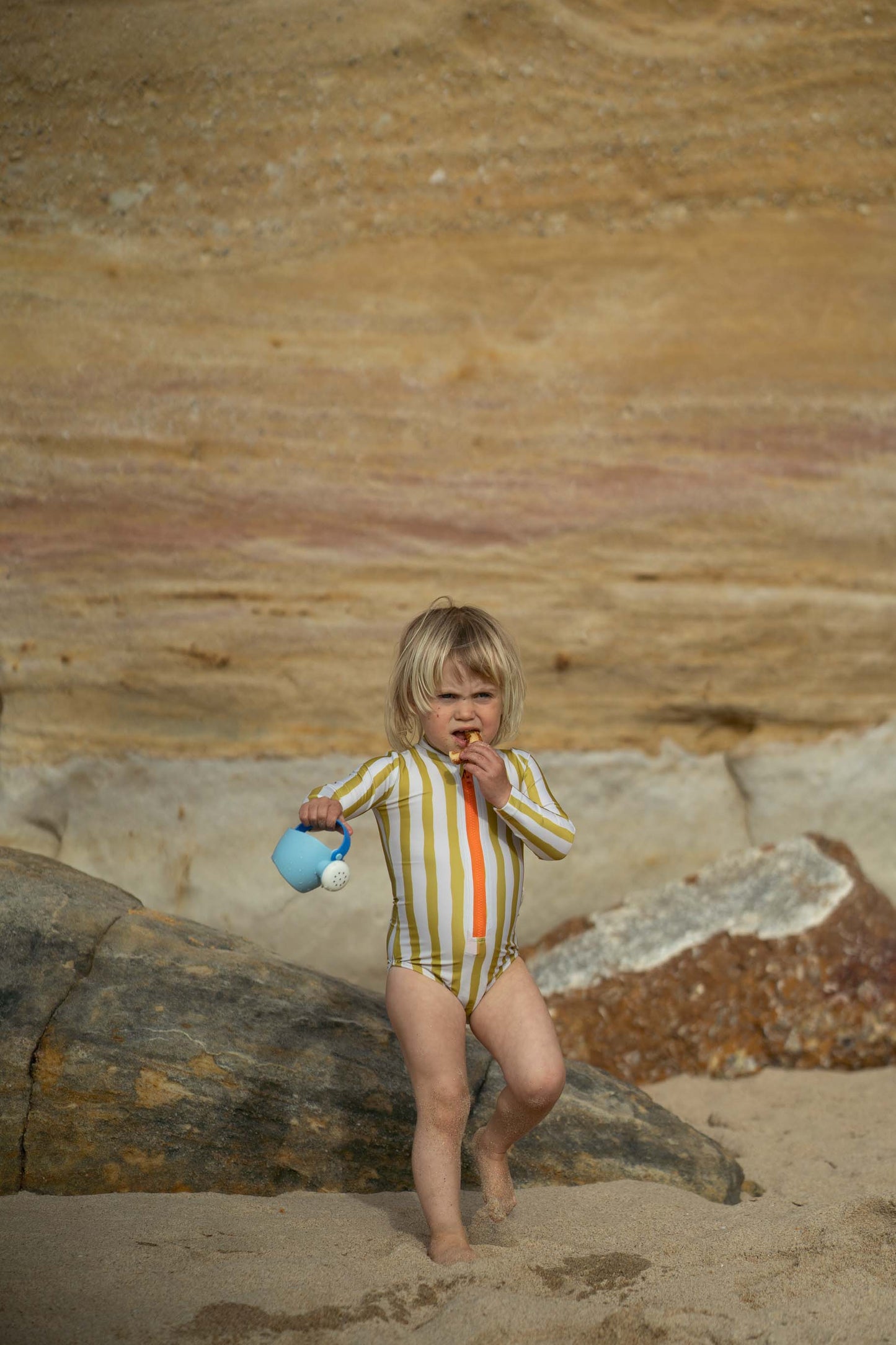 Green Pistachio Swimsuit with UV protection