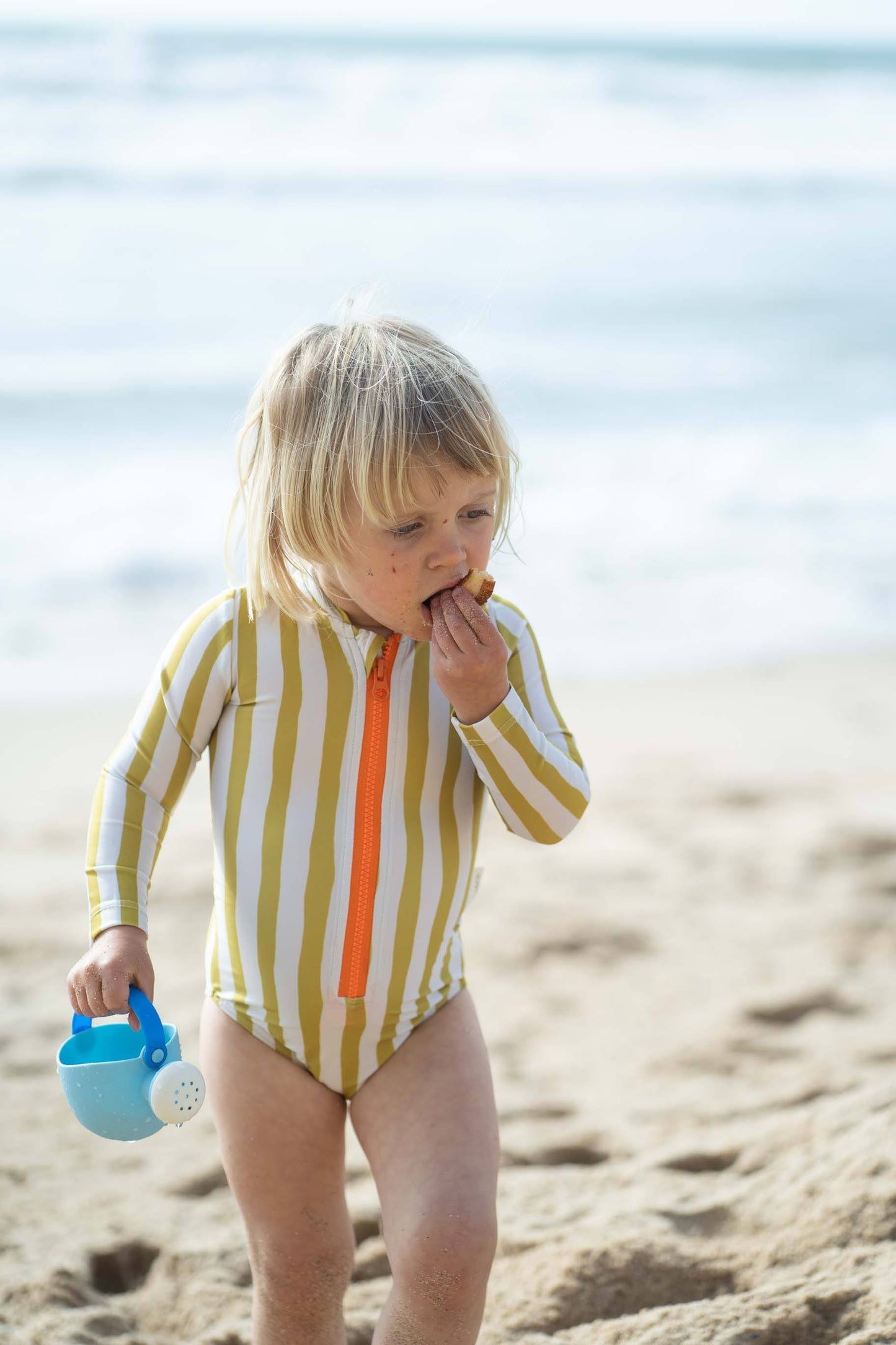 Green Pistachio Swimsuit with UV protection