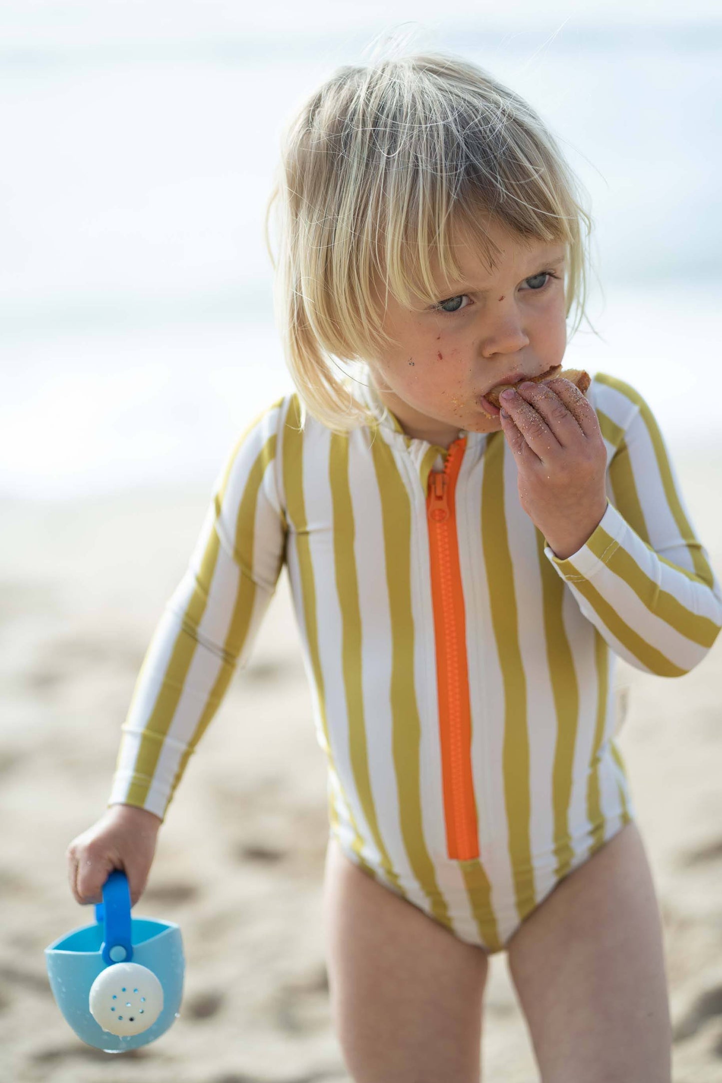 Green Pistachio Swimsuit with UV protection