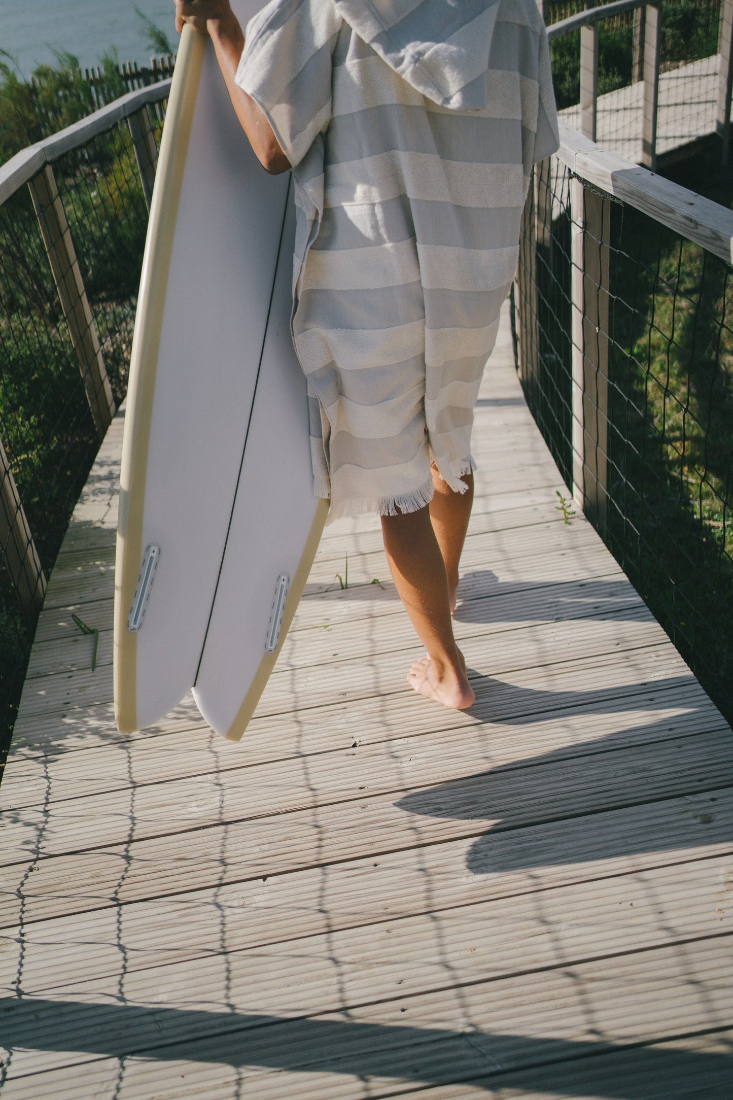 Adult Beach Poncho in Grey