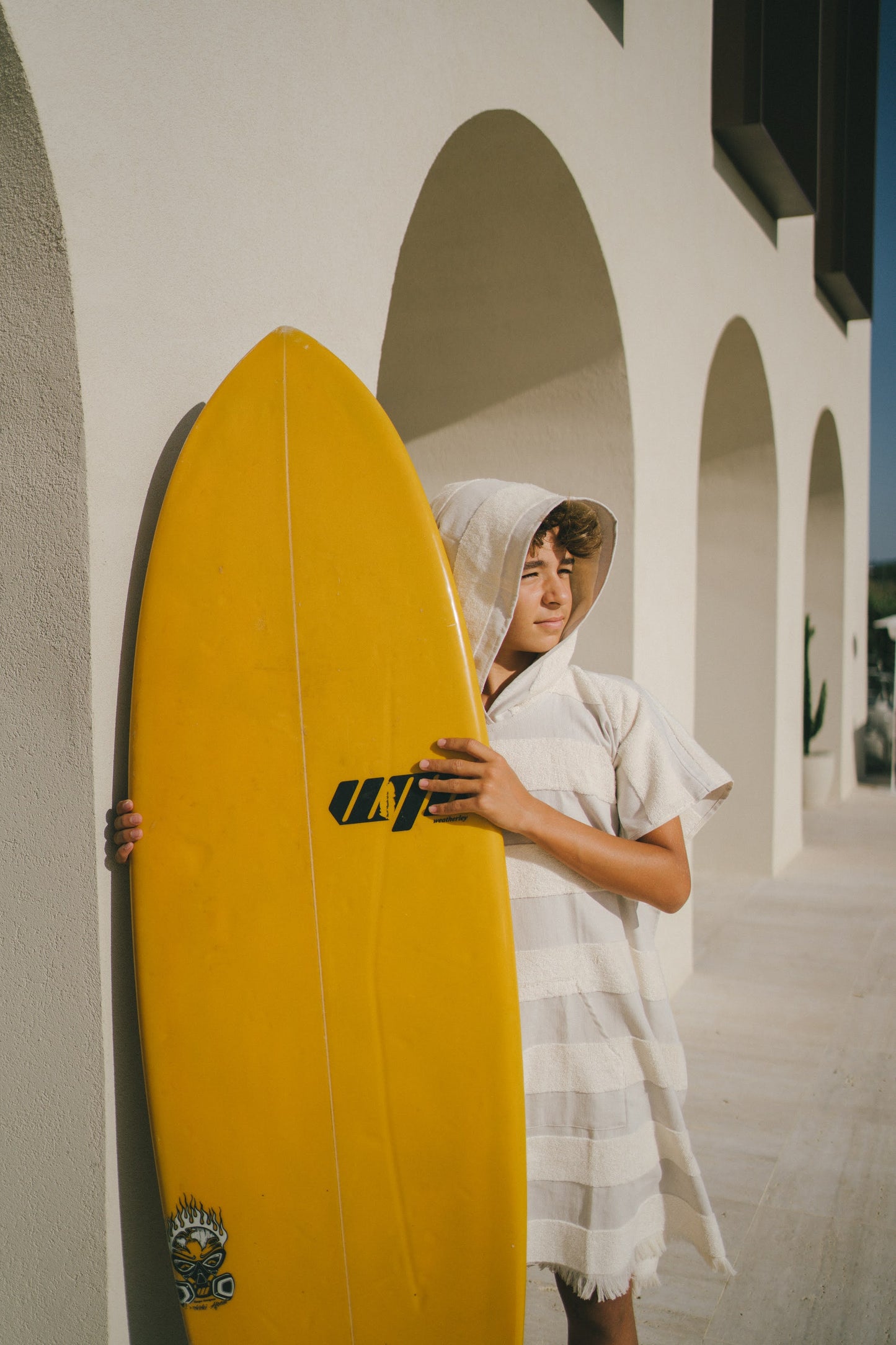 Adult Beach Poncho in Grey