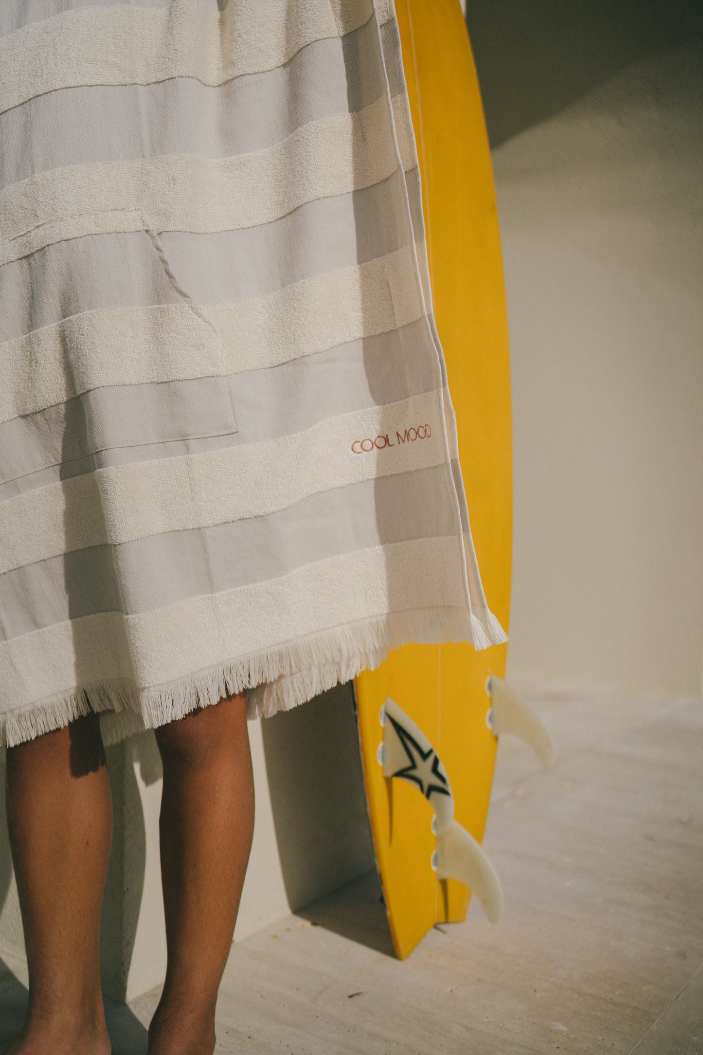 Adult Beach Poncho in Grey