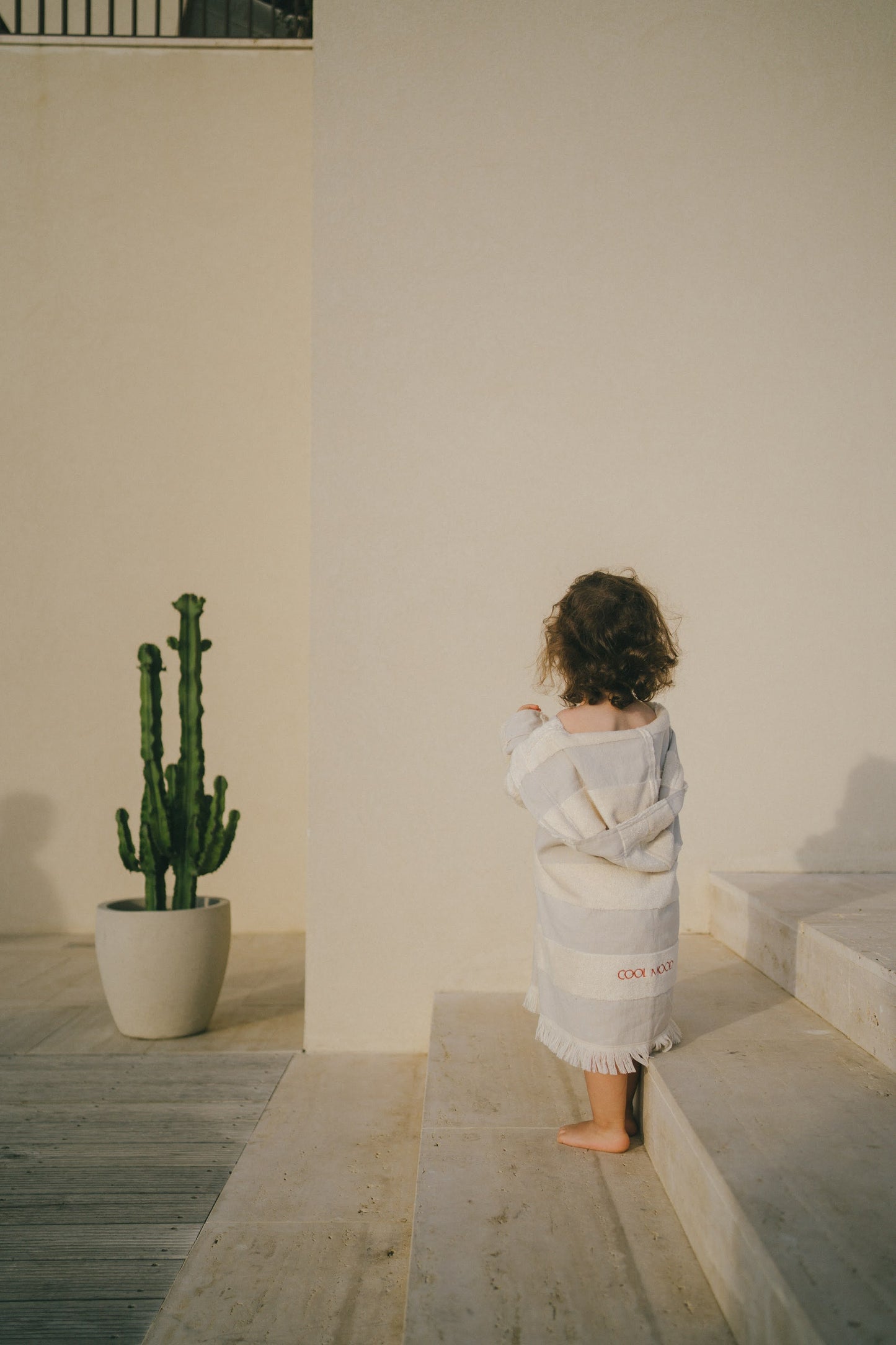 Kids Bathrobe in Grey