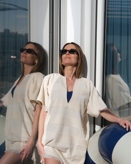 Undyed Beach Terry Dress