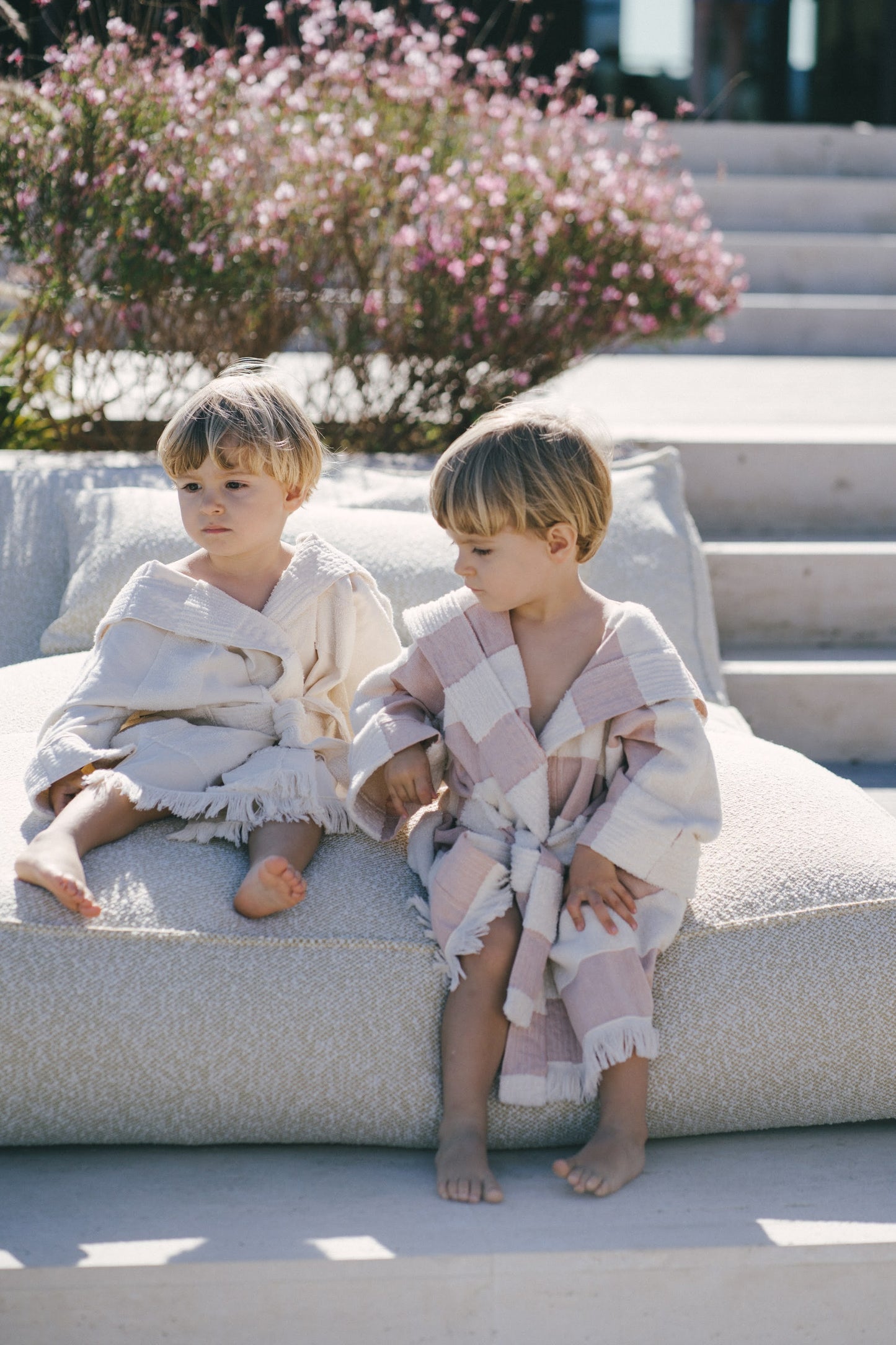 Undyed Kids Bathrobe