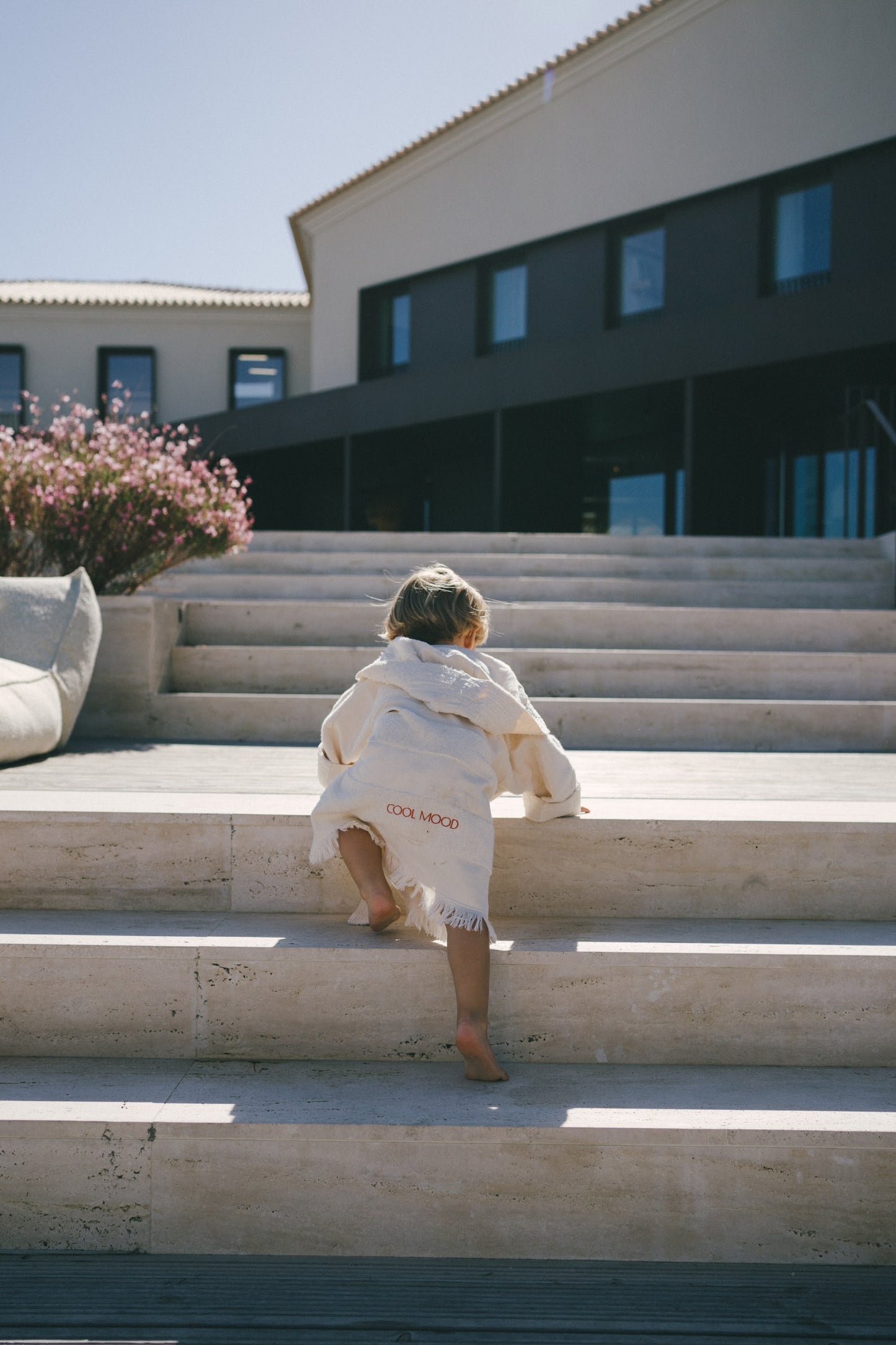 Undyed Kids Bathrobe