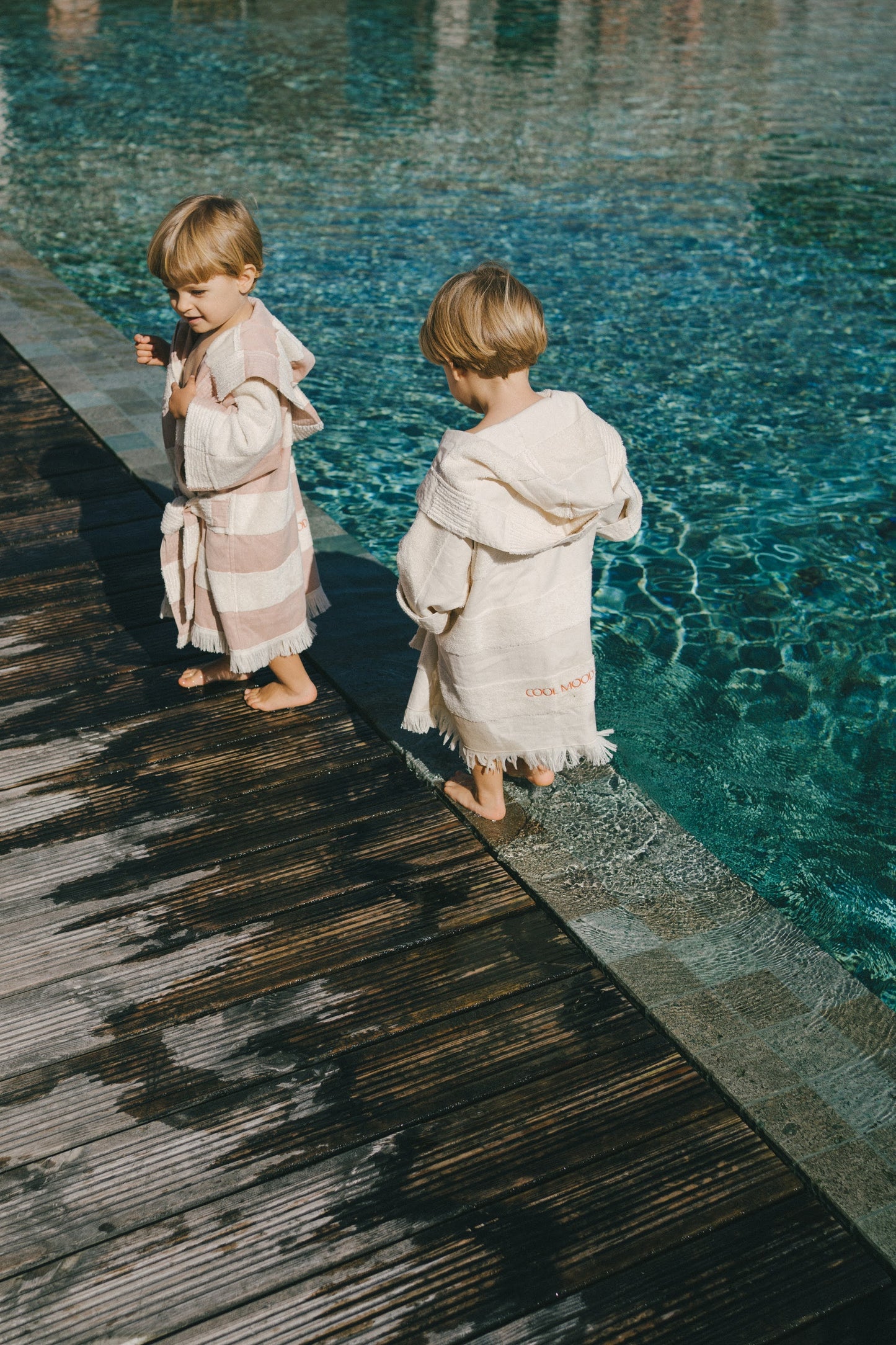 Undyed Kids Bathrobe