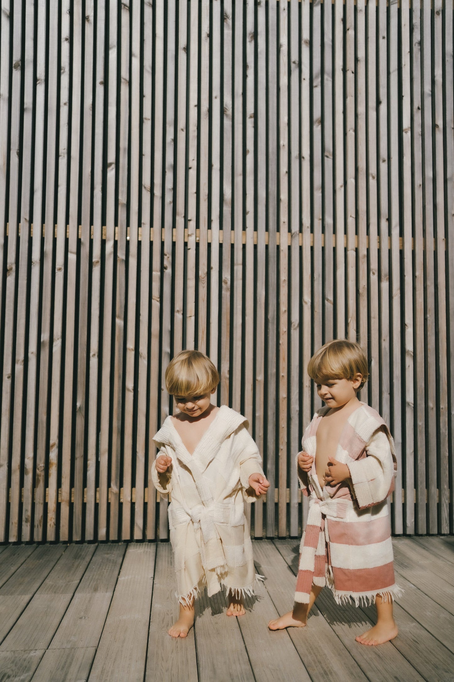 Undyed Kids Bathrobe