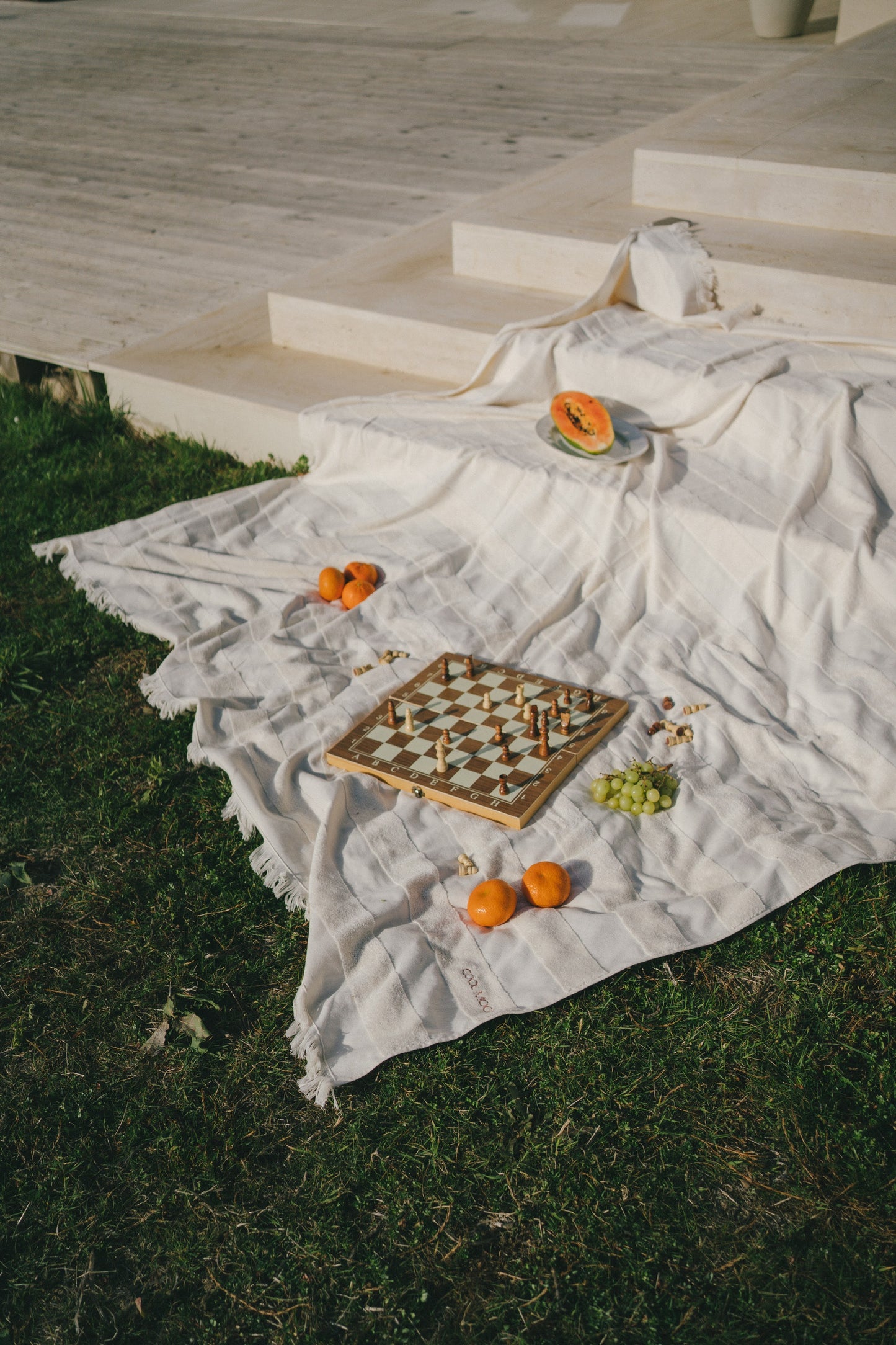 Undyed Beach Blanket