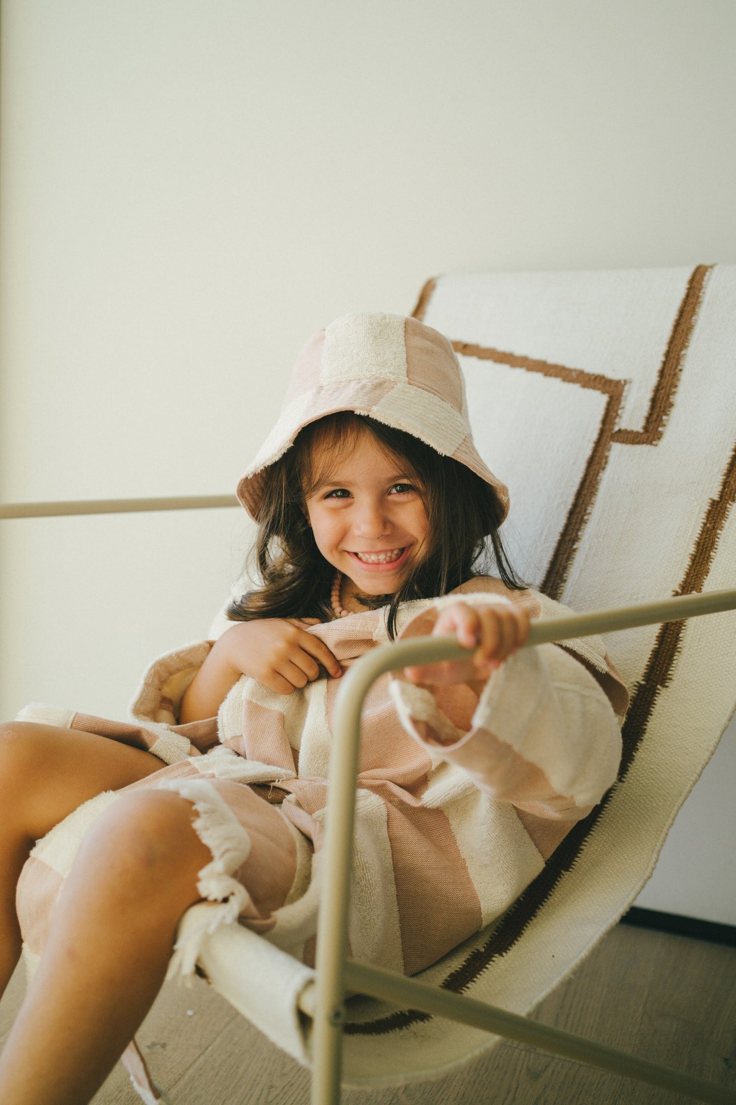 Kids Bucket Hat in Rust